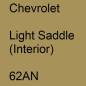 Preview: Chevrolet, Light Saddle (Interior), 62AN.